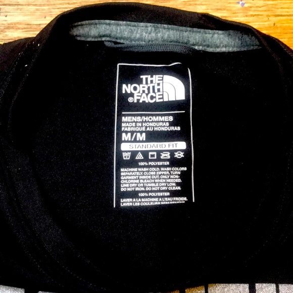 North Face FlashDry Mens Black Performance Shirt - Picture 3 of 5